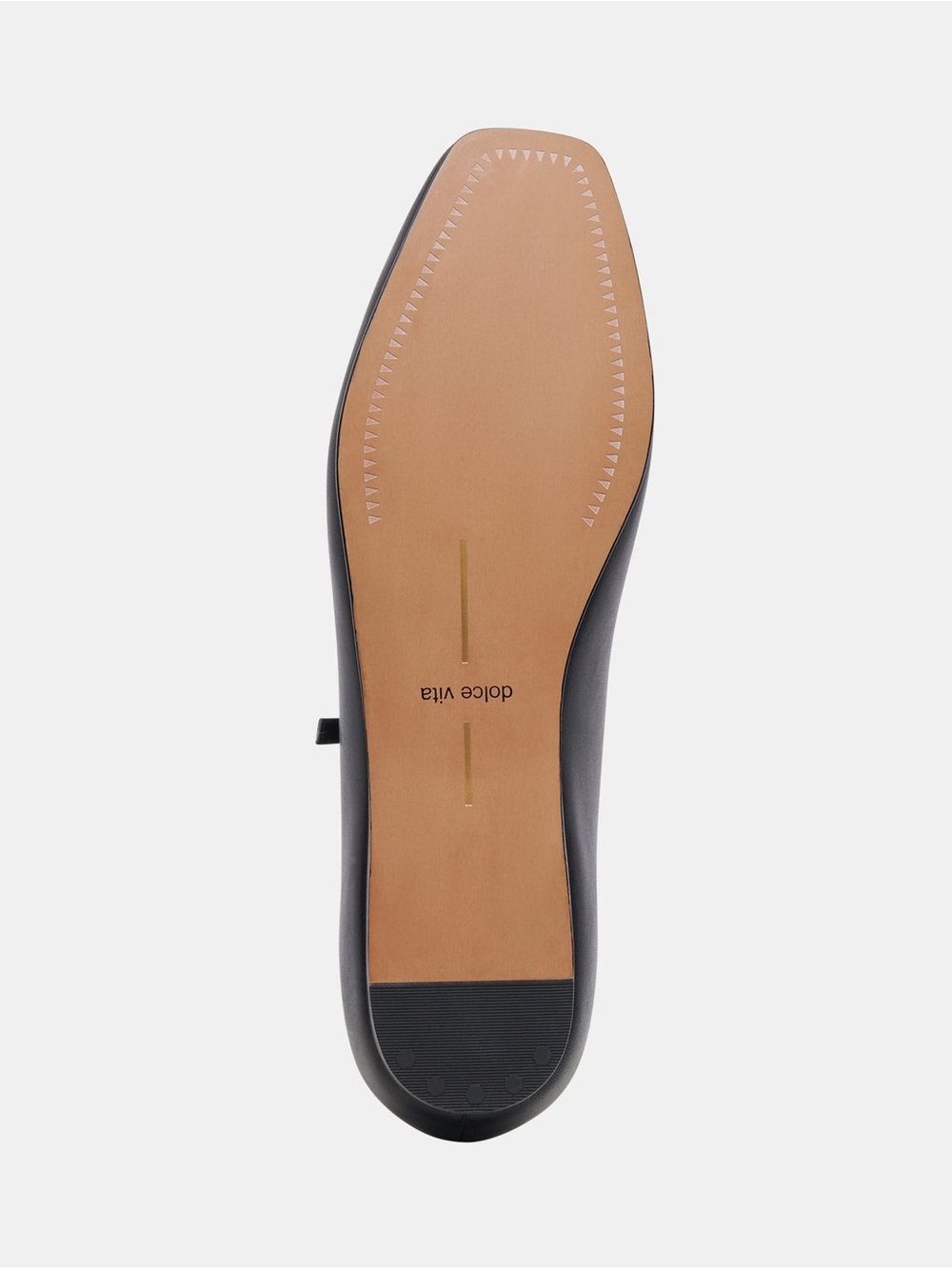 Dolce Vita Reyes Wide Ballet Flats in Black Leather | MODERATELY USED - Picture 6 of 13